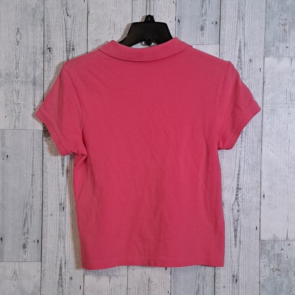 Lilly Pulitzer Polo Shirt Pink Medium - Picture 5 of 6